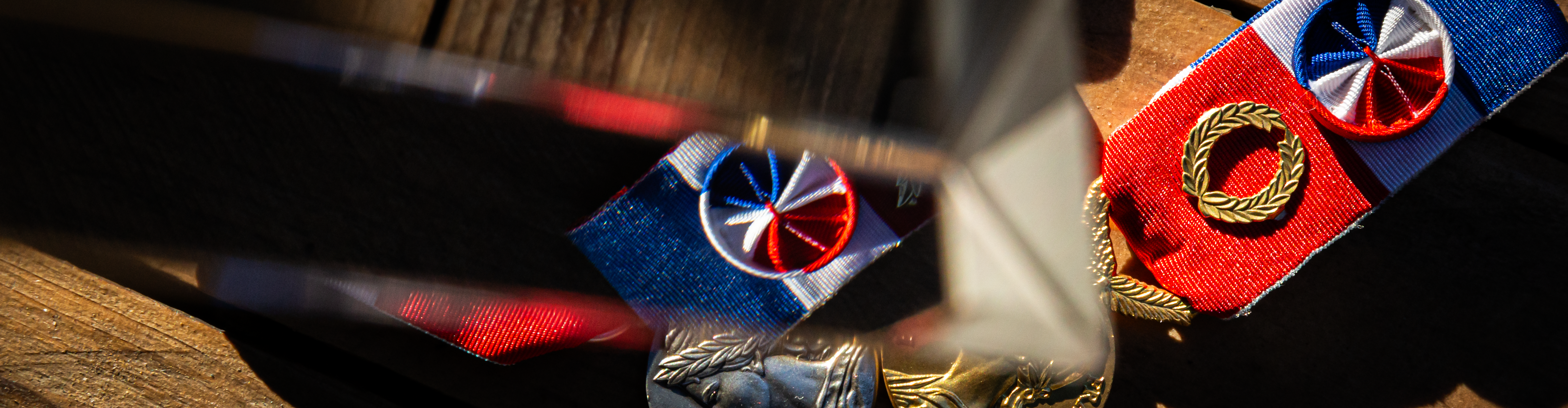 Retrait de la médaille du travail