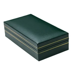 ecrin vert simili cuir medaille du travail