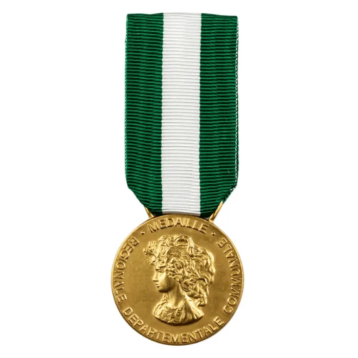 Médaille départementale régionale communale Vermeil 30 ans secteur public